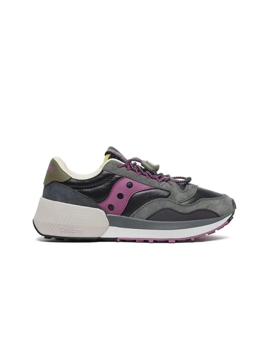 Zdjęcie produktu Saucony Skórzane sneakersy w kolorze szaro-fioletowym rozmiar: 40, 5