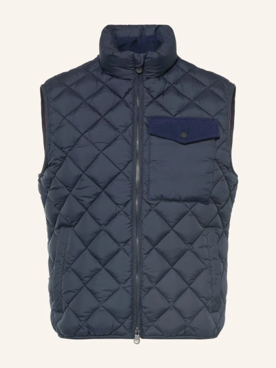 Zdjęcie produktu Save The Duck Kamizelka Pikowana Fabrice Z Mieszanki Materiałów blau GRANATOWY