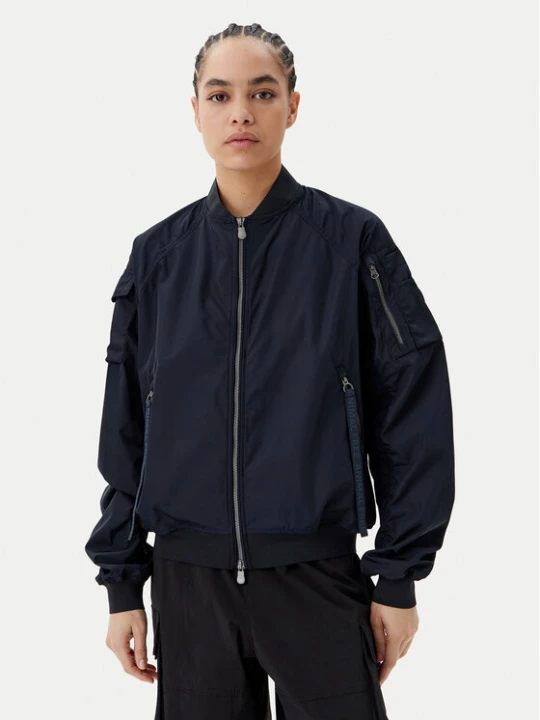 Zdjęcie produktu Save The Duck Kurtka bomber D32105W TWIL20 Granatowy Oversize