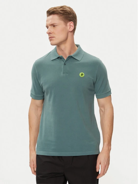 Zdjęcie produktu Save The Duck Polo Ovidio DR1213M-BATE18 Zielony Regular Fit