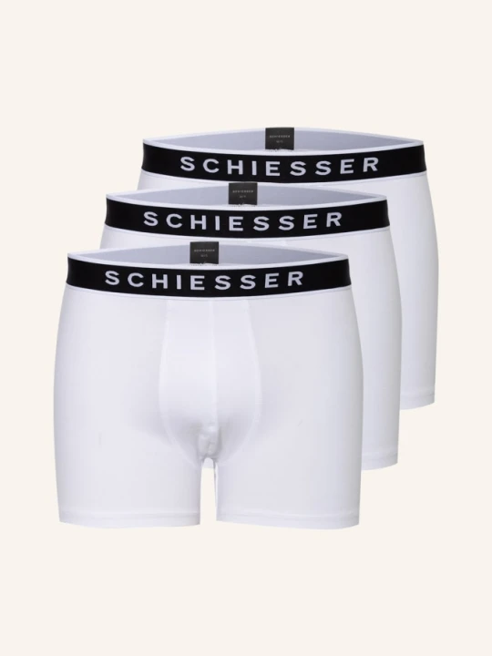Zdjęcie produktu Schiesser Bokserki 95 / 5 W 3-Paku weiss BIAŁY