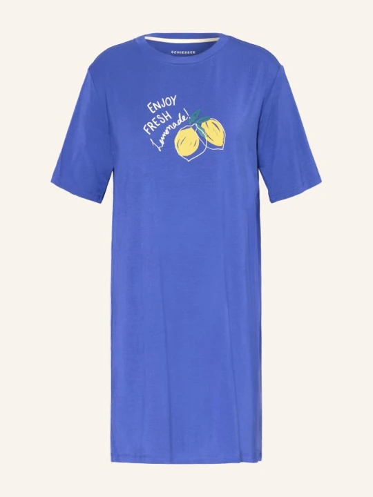 Zdjęcie produktu Schiesser Koszula Nocna blau NIEBIESKI