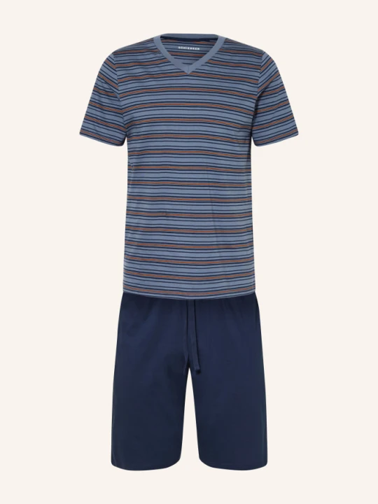 Zdjęcie produktu Schiesser Krótkie Piżamy Casual Nightwear blau