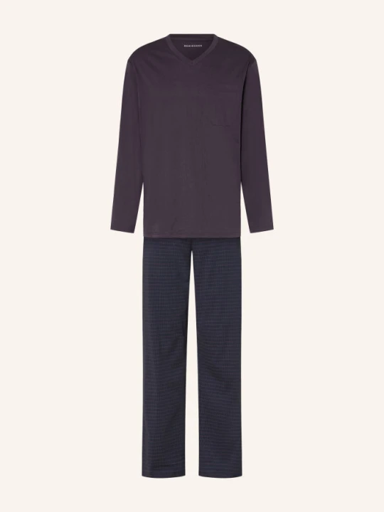 Zdjęcie produktu Schiesser Piżama Comfort Essentials lila purpurowy