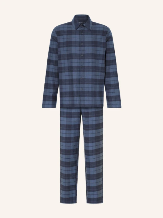 Zdjęcie produktu Schiesser Piżama Selected Premium Warming Z Flaneli blau