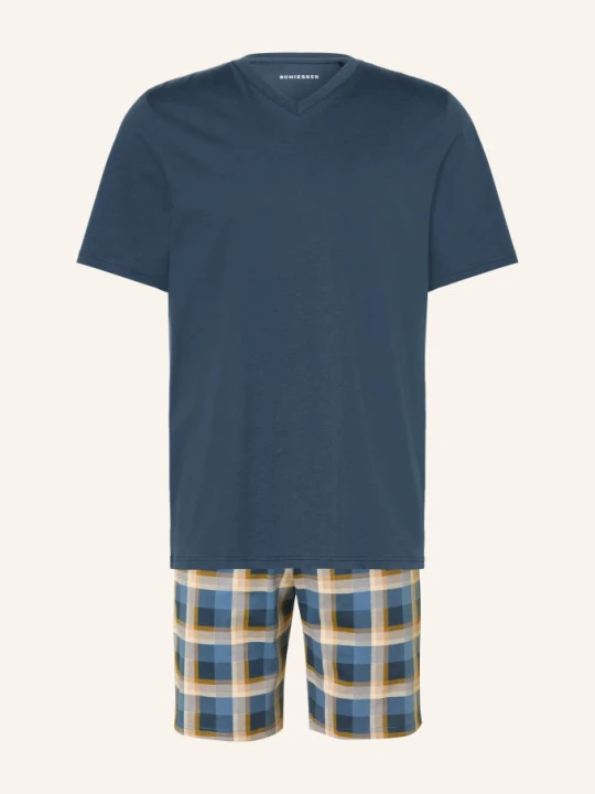 Zdjęcie produktu Schiesser Piżama Typu Shorty Casual Essentials blau