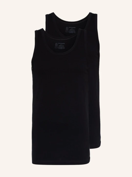 Zdjęcie produktu Schiesser Podkoszulka 95 / 5, 2 Szt. schwarz CZARNY