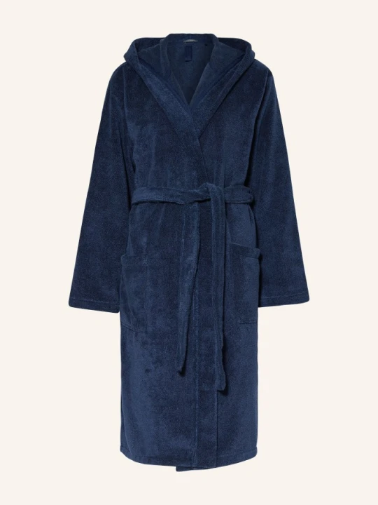 Zdjęcie produktu Schiesser Szlafrok Damski Essentials Z Kapturem blau GRANATOWY