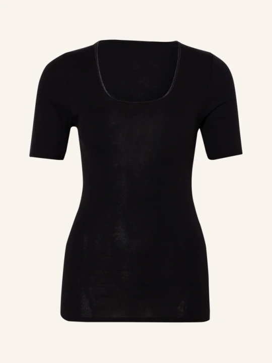 Zdjęcie produktu Schiesser T-Shirt Luxury schwarz CZARNY