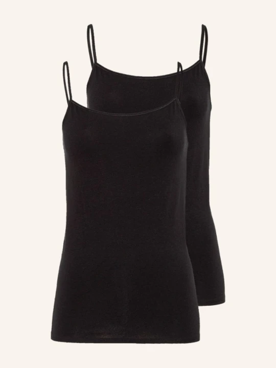 Zdjęcie produktu Schiesser Topy 95/5, 2 Szt. schwarz CZARNY