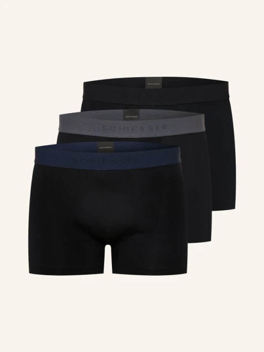 Zdjęcie produktu Schiesser Zestaw 3 Par Bokserek Organic Cotton blau GRANATOWY