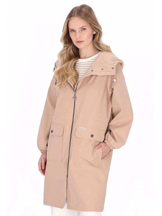 Zdjęcie produktu Schmuddelwedda Parka w kolorze beżowym rozmiar: XS