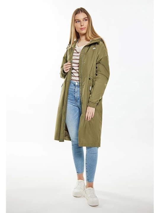 Zdjęcie produktu Schmuddelwedda Płaszcz przeciwdeszczowy w kolorze khaki rozmiar: XL