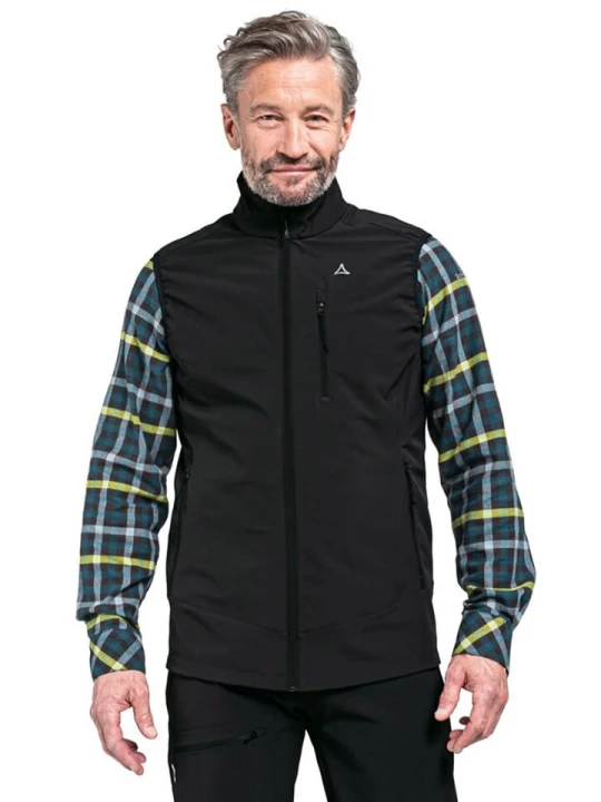 Zdjęcie produktu Schöffel Kamizelka softshellowa "Martinau" w kolorze czarnym rozmiar: 58