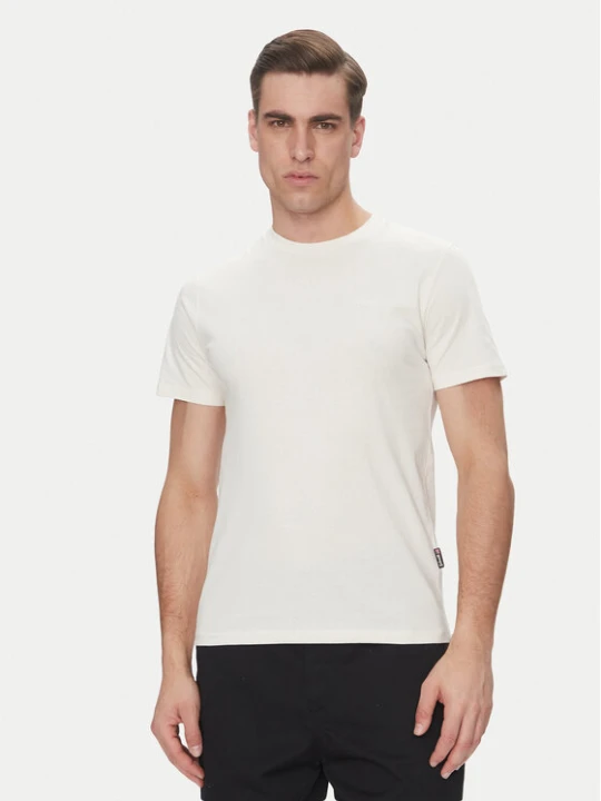 Zdjęcie produktu Schott NYC T-Shirt Tsstuarts Biały Standard Fit