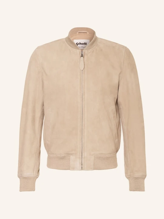 Zdjęcie produktu Schott Nyc Skórzana Kurtka beige