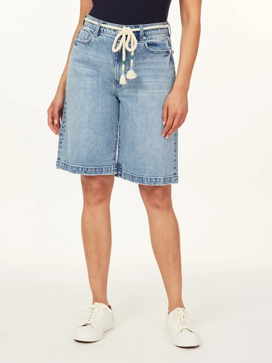 Zdjęcie produktu Scotch & Soda Bermudy dżinsowe w kolorze niebieskim rozmiar: W25