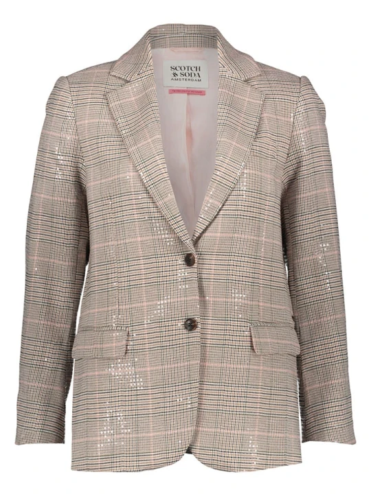 Zdjęcie produktu Scotch & Soda Blezer w kolorze beżowym rozmiar: XS