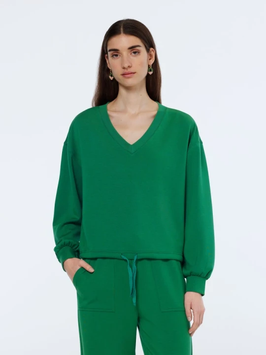Zdjęcie produktu Scotch & Soda Bluza w kolorze zielonym rozmiar: S
