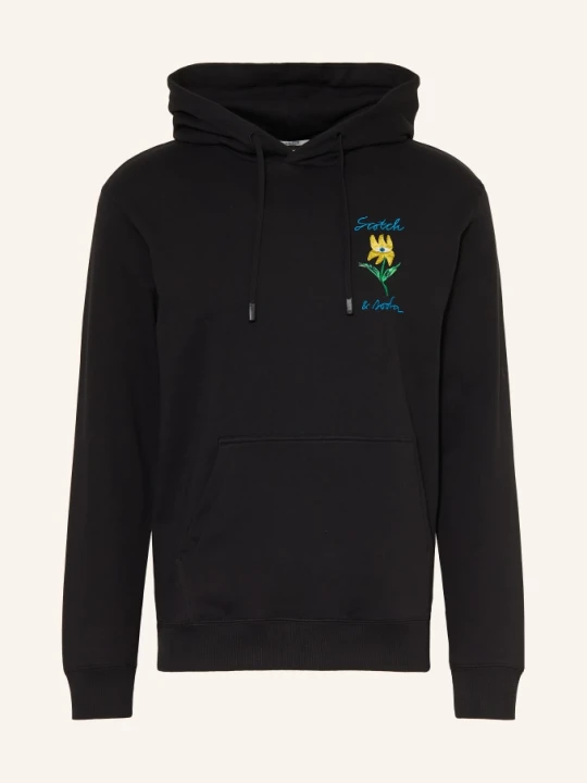 Zdjęcie produktu Scotch & Soda Bluza Z Kapturem schwarz czarny