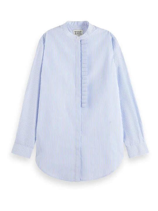 Zdjęcie produktu Scotch & Soda Bluzka w kolorze błękitno-białym rozmiar: 36