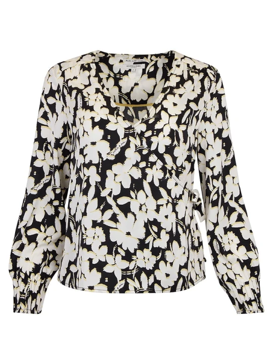 Zdjęcie produktu Scotch & Soda Bluzka w kolorze czarno-białym rozmiar: M