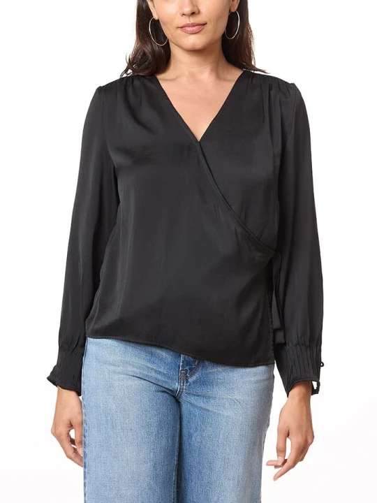 Zdjęcie produktu Scotch & Soda Bluzka w kolorze czarnym rozmiar: M
