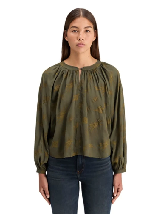 Zdjęcie produktu Scotch & Soda Bluzka w kolorze khaki rozmiar: 40