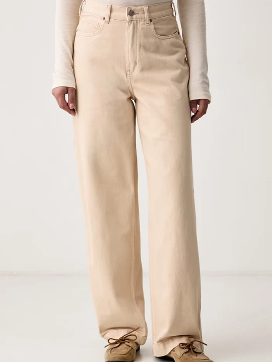 Zdjęcie produktu Scotch & Soda jeansy wide leg damskie różowy