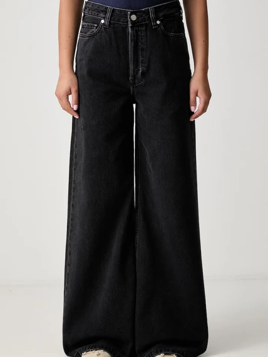 Zdjęcie produktu Scotch & Soda jeansy wide leg damskie szary