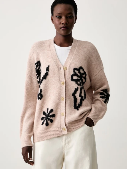 Zdjęcie produktu Scotch & Soda kardigan damski z dodatkiem wełny różowy