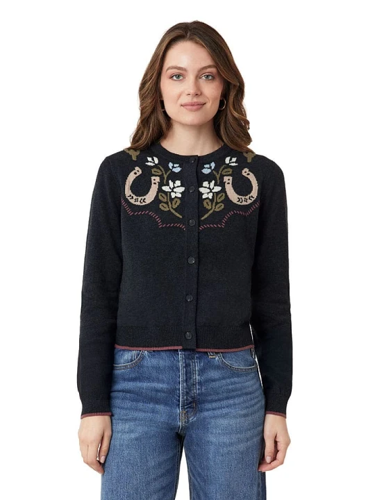 Zdjęcie produktu Scotch & Soda Kardigan w kolorze czarnym rozmiar: L