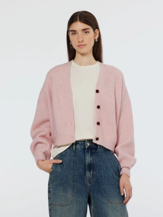 Zdjęcie produktu Scotch & Soda Kardigan w kolorze jasnoróżowym rozmiar: M