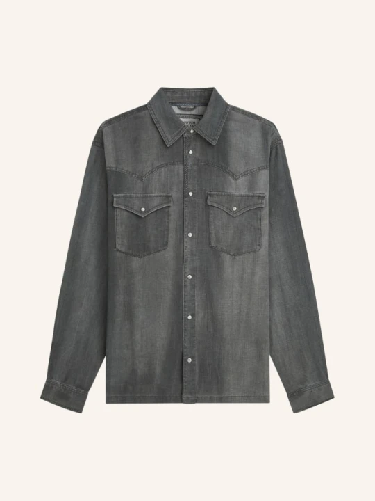 Zdjęcie produktu Scotch & Soda Koszula Comfort Fit W Stylu Jeansowym grau CZIEMNOSZARY