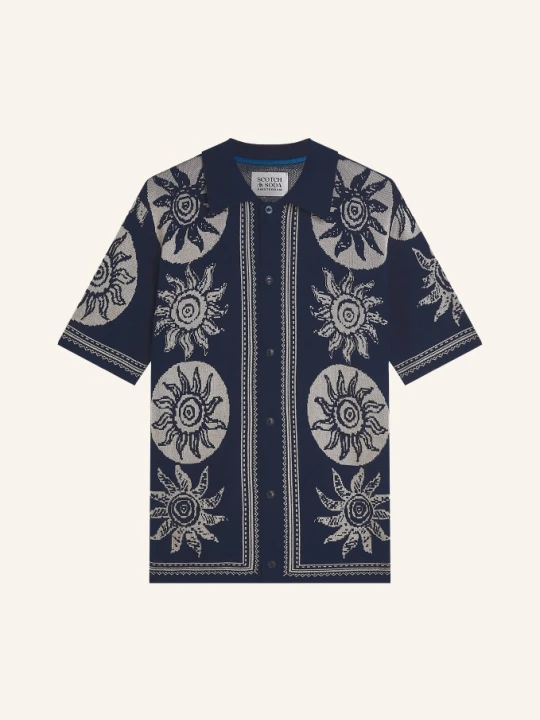 Zdjęcie produktu Scotch & Soda Koszula Z Haftem Regular Fit blau