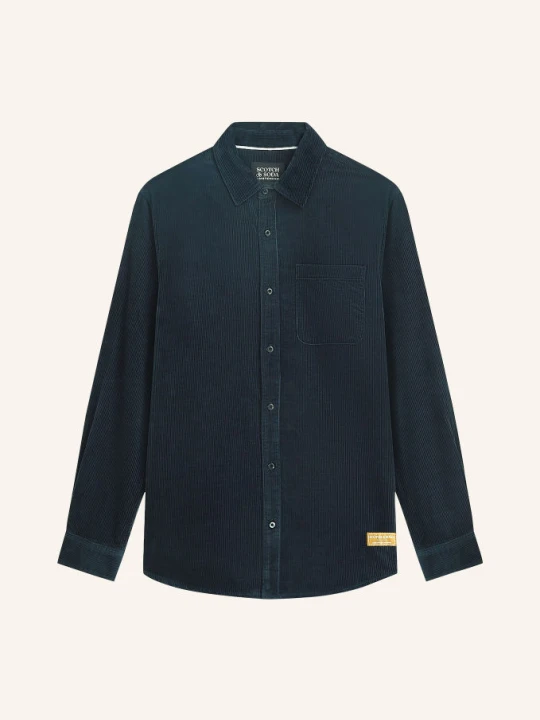 Zdjęcie produktu Scotch & Soda Koszula Z Sztruksu O Kroju Regular Fit blau GRANATOWY
