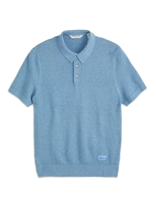 Zdjęcie produktu Scotch & Soda Koszulka polo w kolorze błękitnym rozmiar: L