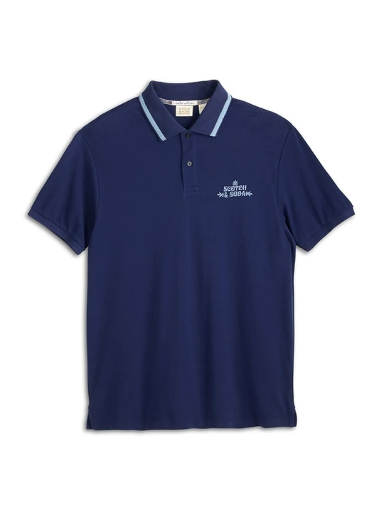 Zdjęcie produktu Scotch & Soda Koszulka polo w kolorze granatowym rozmiar: S