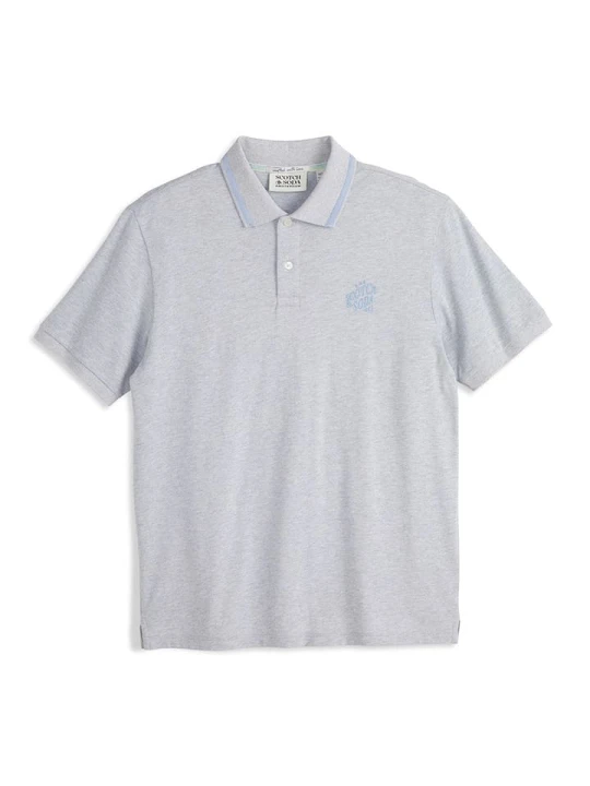 Zdjęcie produktu Scotch & Soda Koszulka polo w kolorze szarym rozmiar: M