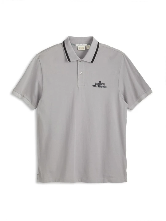 Zdjęcie produktu Scotch & Soda Koszulka polo w kolorze szarym rozmiar: S