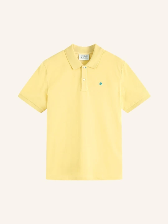Zdjęcie produktu Scotch & Soda Koszulka Polo Z Pikowanym Wzorem gelb żółty