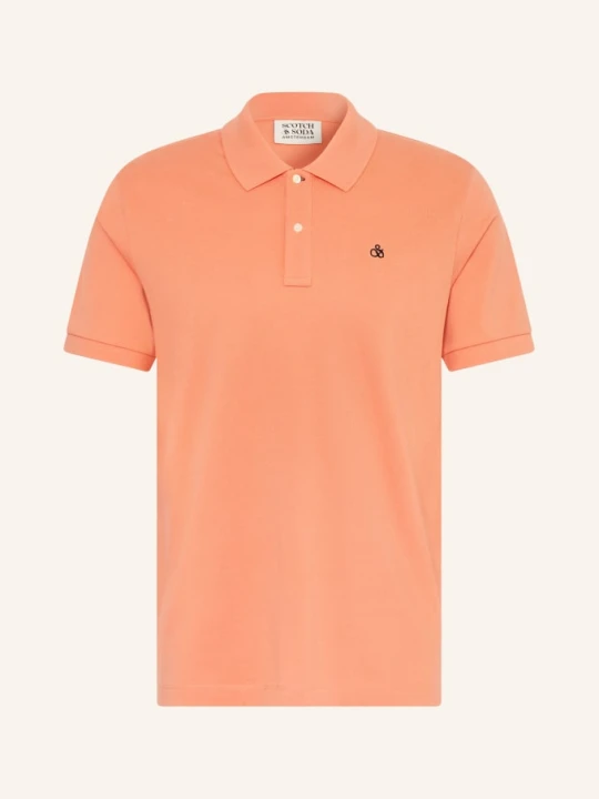 Zdjęcie produktu Scotch & Soda Koszulka Polo Z Pikowanym Wzorem rosa ŁOSOSIOWY