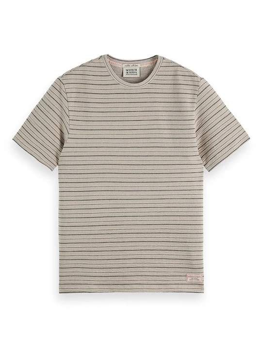 Zdjęcie produktu Scotch & Soda Koszulka w kolorze beżowym rozmiar: M
