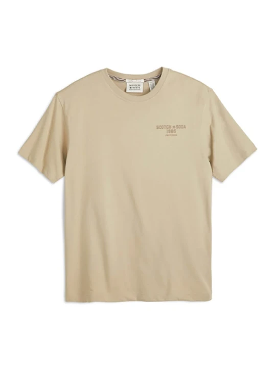 Zdjęcie produktu Scotch & Soda Koszulka w kolorze beżowym rozmiar: M