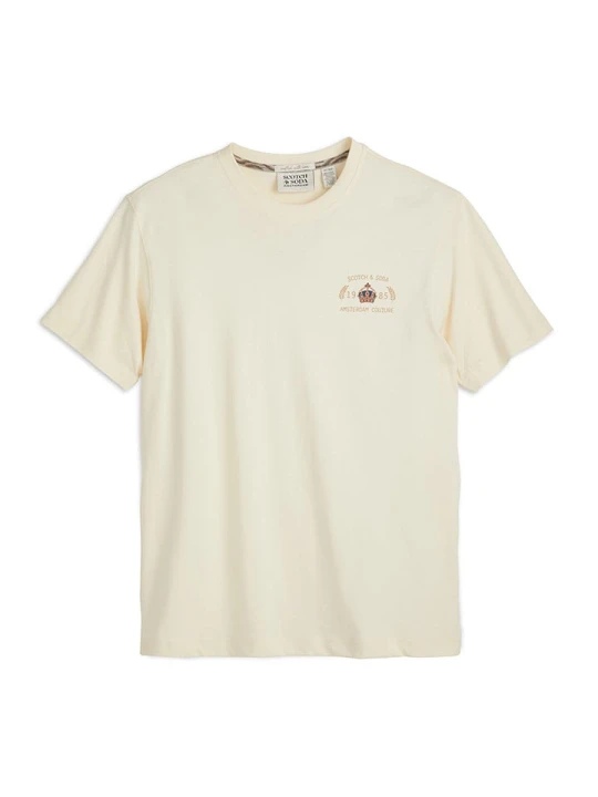 Zdjęcie produktu Scotch & Soda Koszulka w kolorze beżowym rozmiar: M