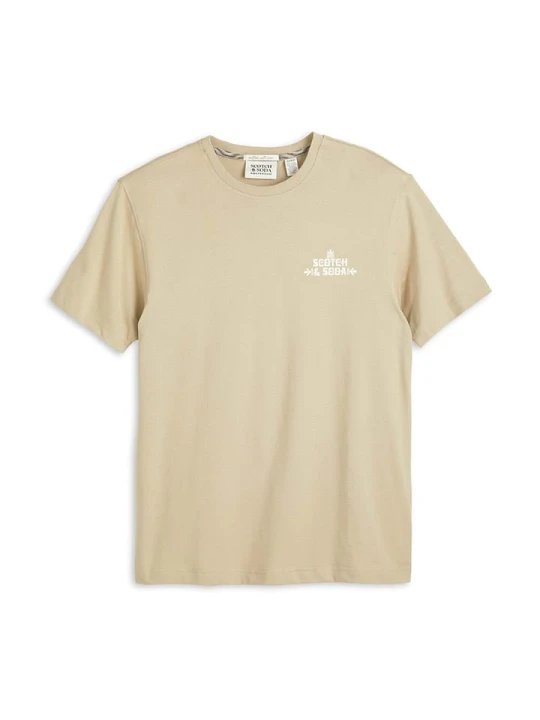 Zdjęcie produktu Scotch & Soda Koszulka w kolorze beżowym rozmiar: M