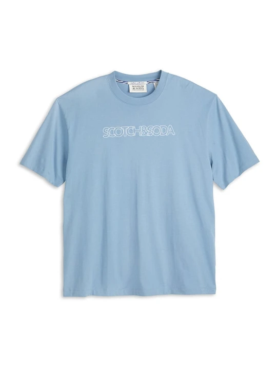 Zdjęcie produktu Scotch & Soda Koszulka w kolorze błękitnym rozmiar: S
