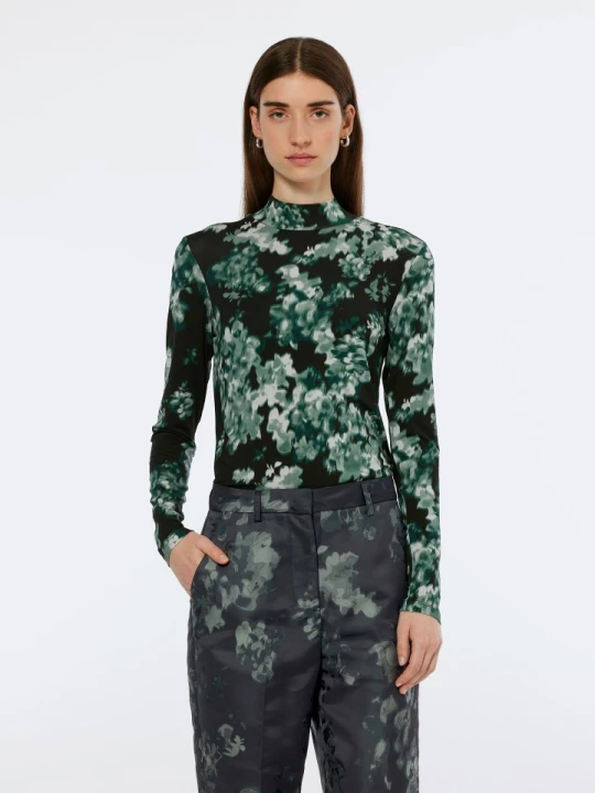 Zdjęcie produktu Scotch & Soda Koszulka w kolorze czarno-zielonym rozmiar: XS
