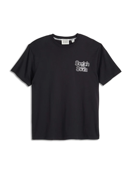 Zdjęcie produktu Scotch & Soda Koszulka w kolorze czarnym rozmiar: M