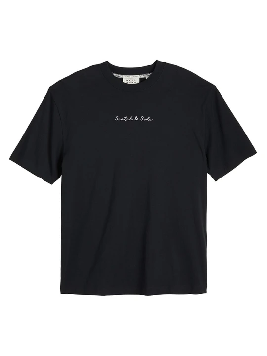 Zdjęcie produktu Scotch & Soda Koszulka w kolorze czarnym rozmiar: M